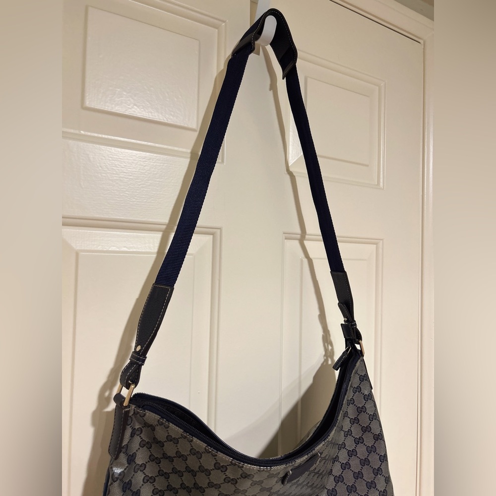 Gucci Men's Brown Crystal GG Messenger Bag - Picture 3 of 14